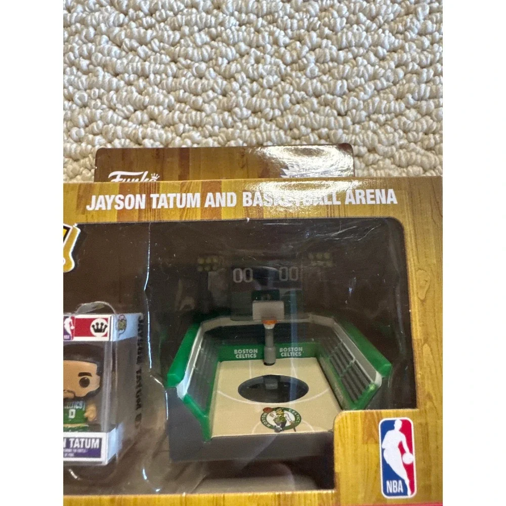 Funko Bitty Pop Town NBA Jayson Tatum Boston Celtics Basketball Arena Green 5 PC